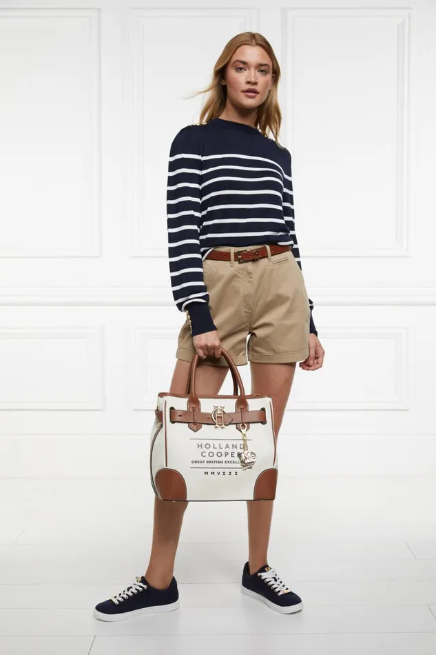 Women Shorts Holland Cooper Arnesby Chino Short Stone Women Shorts Holland Cooper Arnesby Chino Short Stone
