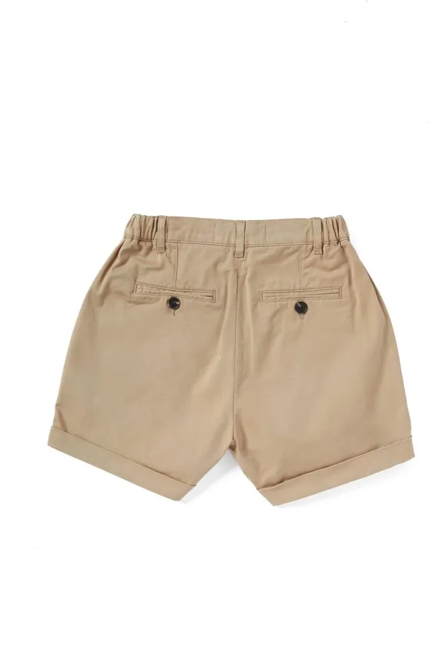 Women Shorts Holland Cooper Arnesby Chino Short Stone Women Shorts Holland Cooper Arnesby Chino Short Stone