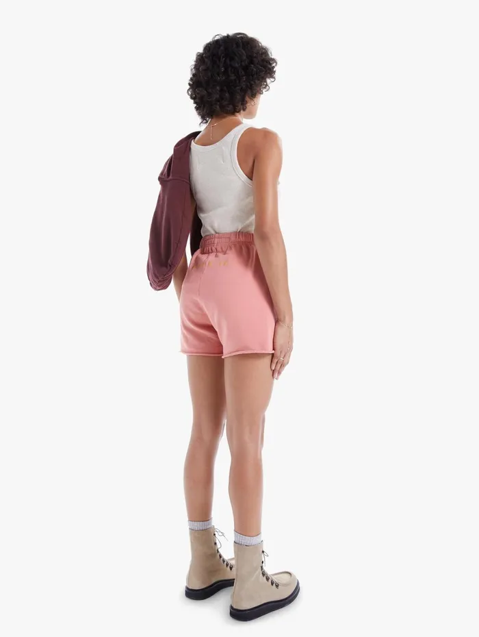 Women Shorts Mother Denim The Bender Short Fray Rustcopper
