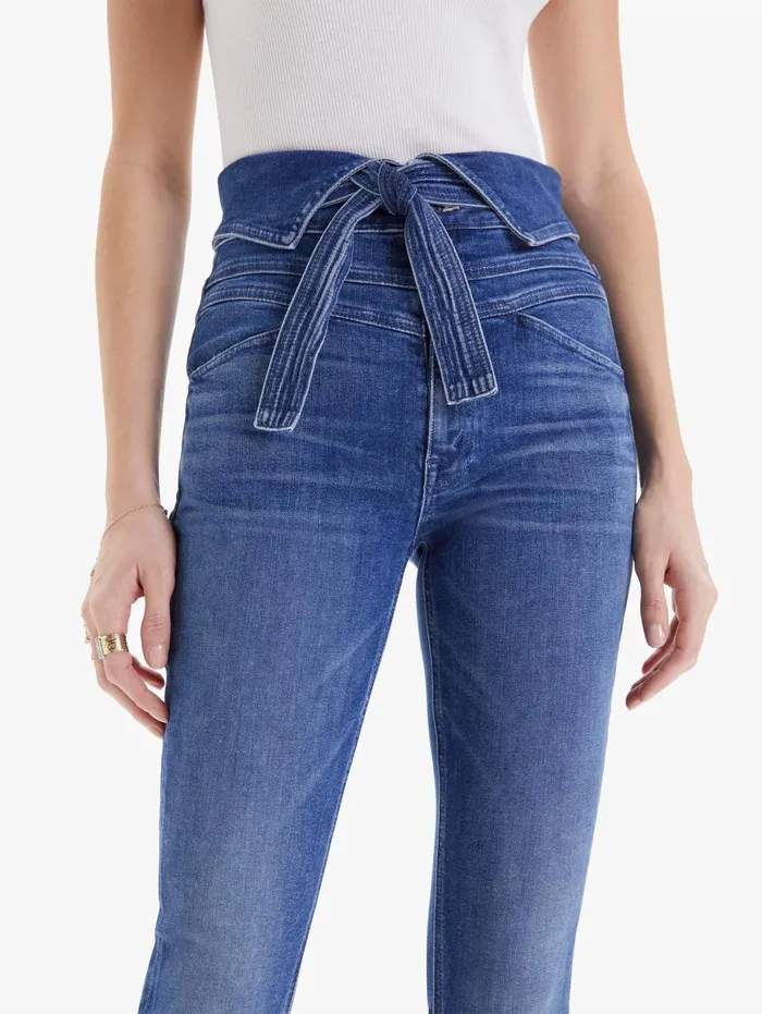 Women Skinny Mother Denim The Triple Stack Looker Medium Blue