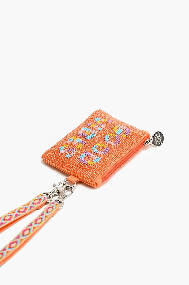 Women Small Pouches America and Beyond Good Vibes Coin Bag