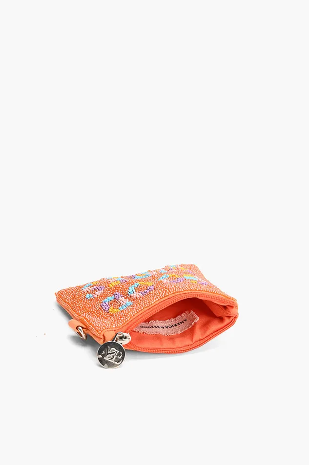 Women Small Pouches America and Beyond Good Vibes Coin Bag