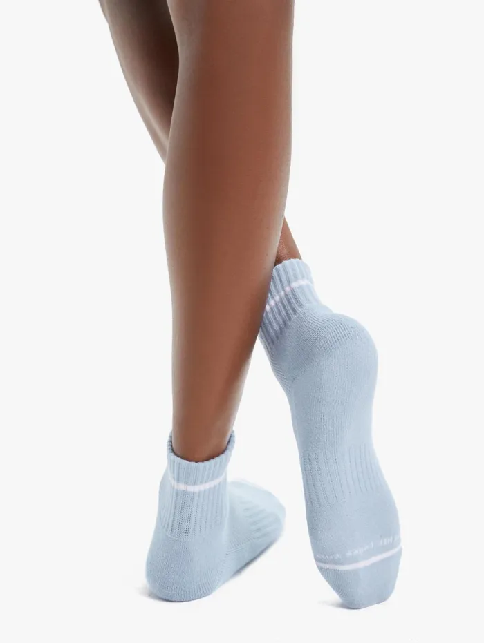 Women SocksLaces Mother Denim Baby Steps Ankle Lightpastel Blue
