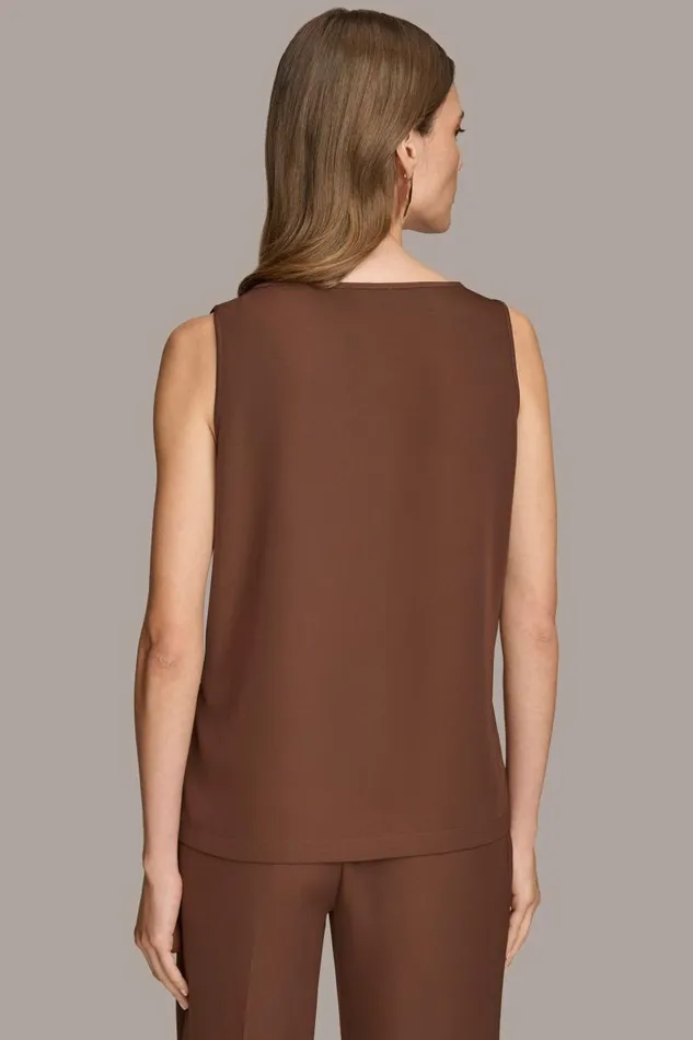 Women SOFT SUITING SCOOP NECK TOP Canyon Donna Karan New York Sweaters And Tops Women SOFT SUITING SCOOP NECK TOP Canyon Donna Karan New York Sweaters And Tops