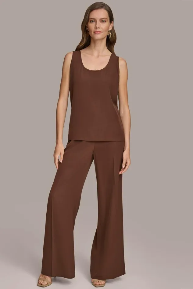 Women SOFT SUITING SCOOP NECK TOP Canyon Donna Karan New York Sweaters And Tops Women SOFT SUITING SCOOP NECK TOP Canyon Donna Karan New York Sweaters And Tops
