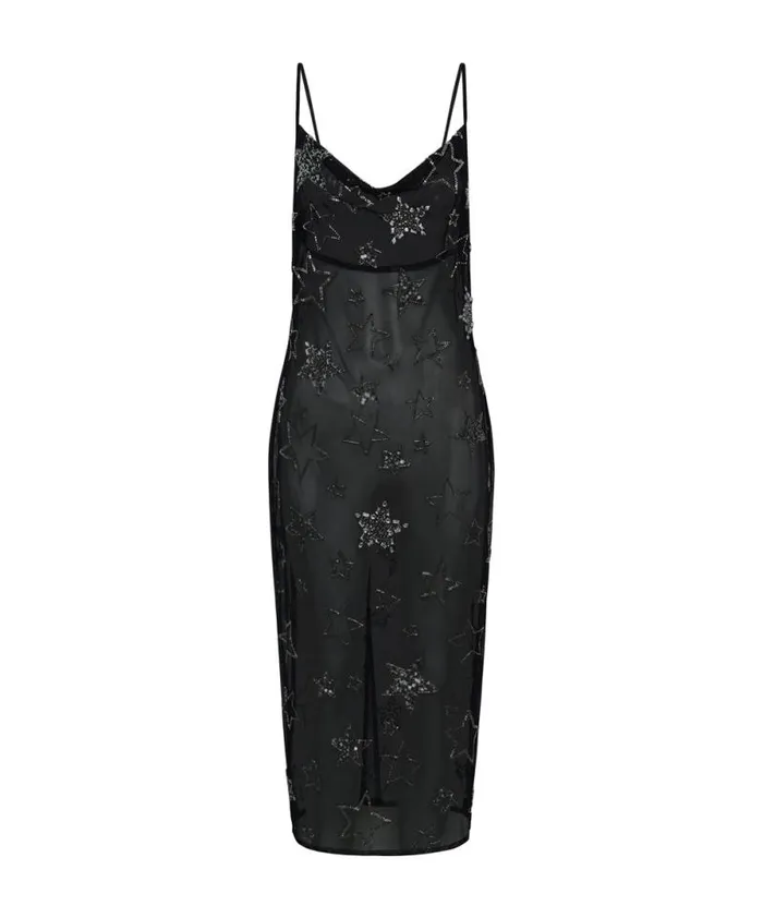 Women STELLAR ALL STAR HAND BEADED SLIP DRESS One Teaspoon Midi and Maxi Dresses Women STELLAR ALL STAR HAND BEADED SLIP DRESS One Teaspoon Midi and Maxi Dresses