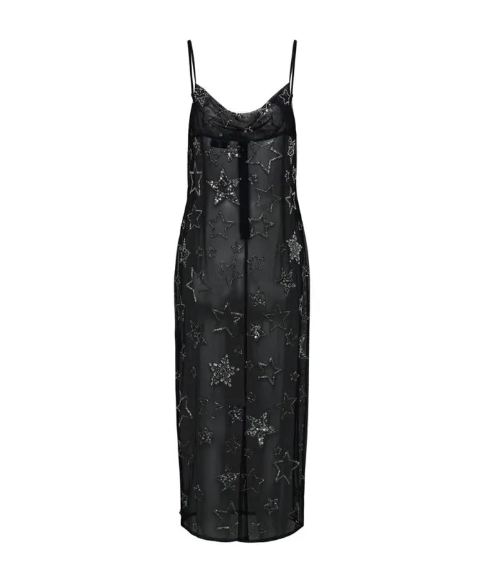 Women STELLAR ALL STAR HAND BEADED SLIP DRESS One Teaspoon Midi and Maxi Dresses Women STELLAR ALL STAR HAND BEADED SLIP DRESS One Teaspoon Midi and Maxi Dresses