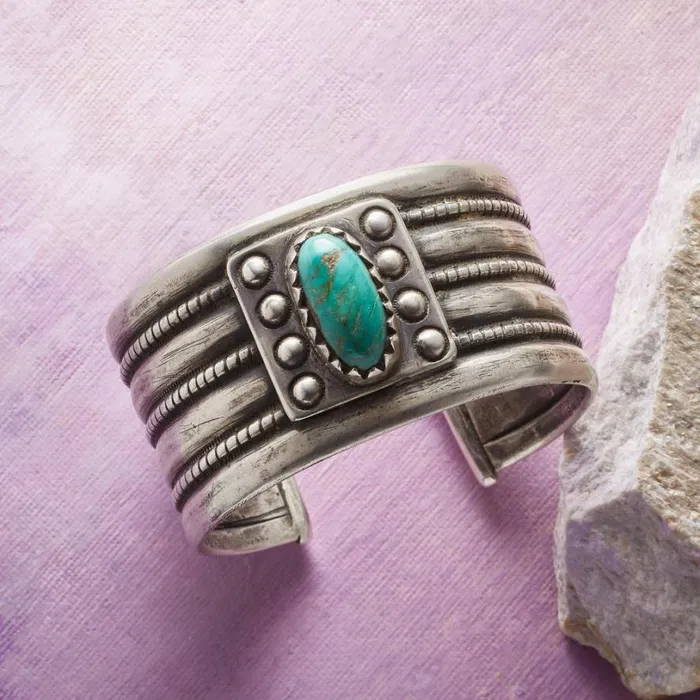 Women Storylines Turquoise Cuff Sundance Catalog Bracelets