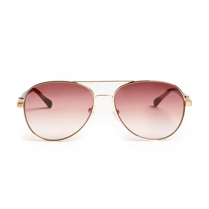 Women Sunglasses Bruno Magli Costa Aviator Sunglasses 8211 Gold