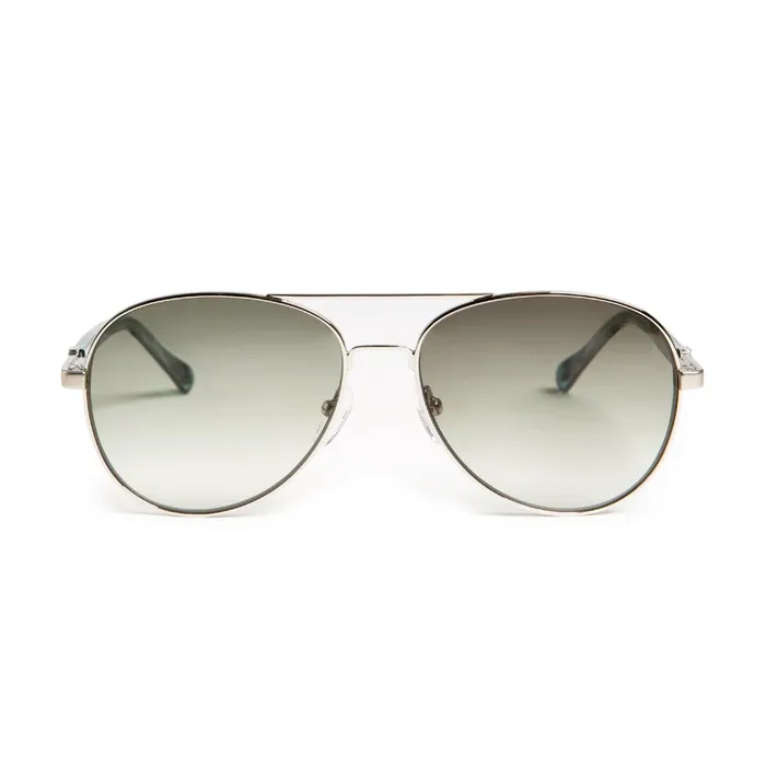 Women Sunglasses Bruno Magli Costa Aviator Sunglasses 8211 Silver