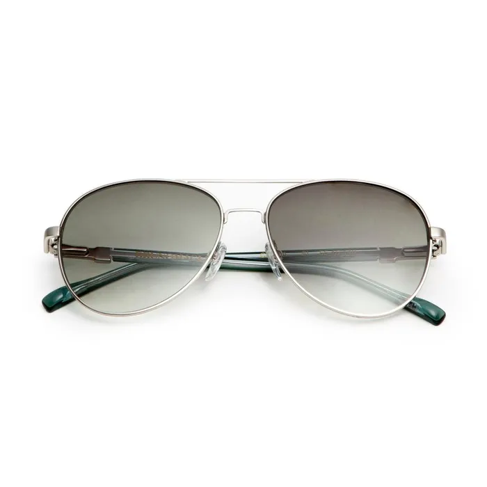 Women Sunglasses Bruno Magli Costa Aviator Sunglasses 8211 Silver