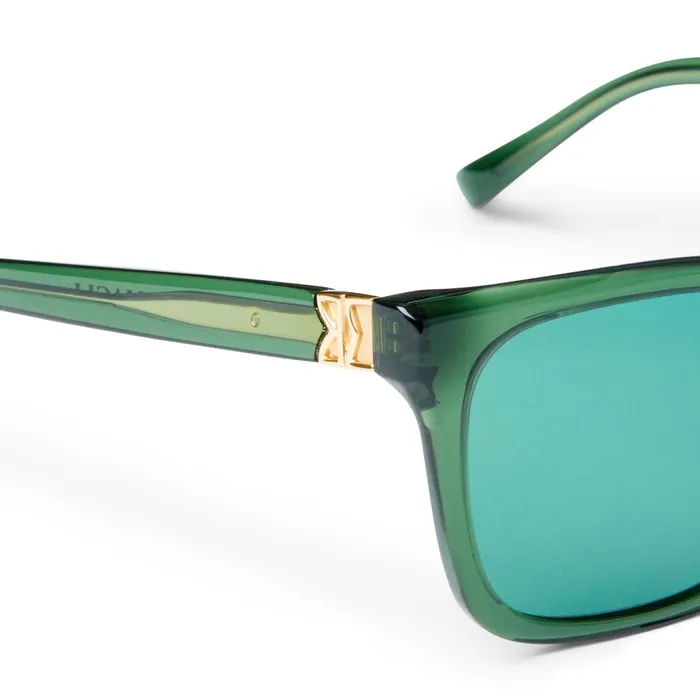 Women Sunglasses Bruno Magli MARIS Limited Edition Classic Square Frame Sunglasses Teal