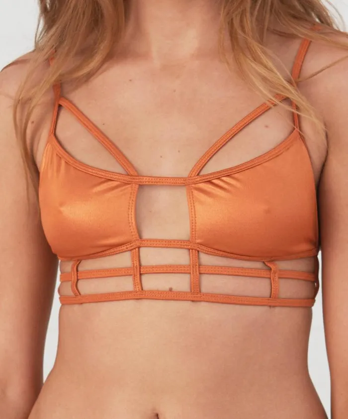 Women SUPERMAN BODICE GOLD One Teaspoon Intimates