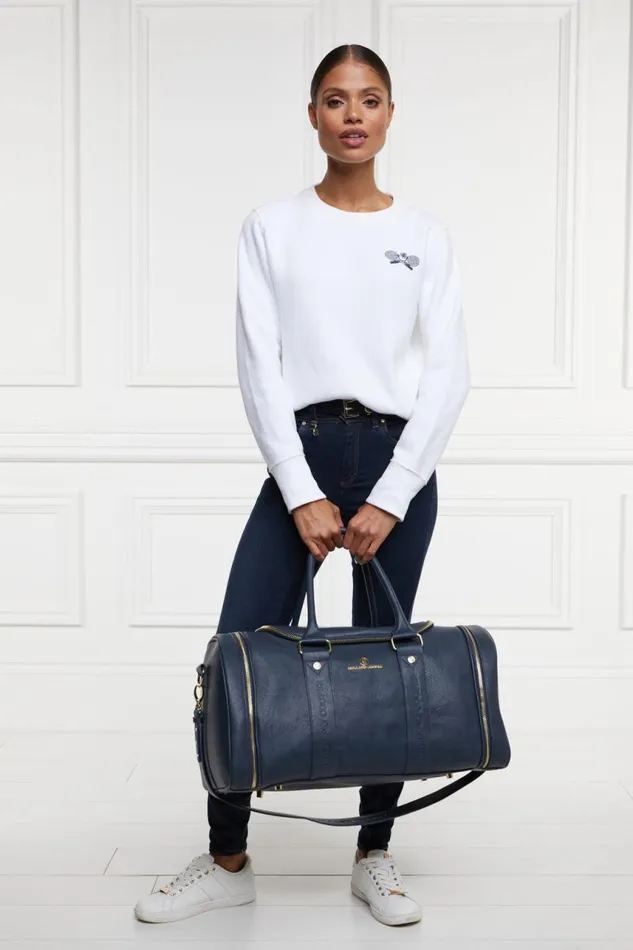Women Sweatshirts Holland Cooper Racquets Crew White Women Sweatshirts Holland Cooper Racquets Crew White