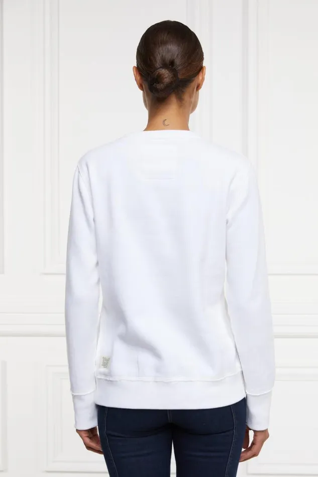 Women Sweatshirts Holland Cooper Racquets Crew White Women Sweatshirts Holland Cooper Racquets Crew White