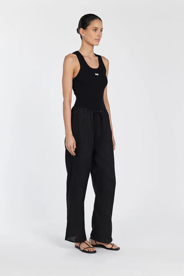 Women Tanks DISSH SIGNATURE BLACK TANK