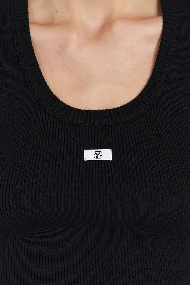 Women Tanks DISSH SIGNATURE BLACK TANK