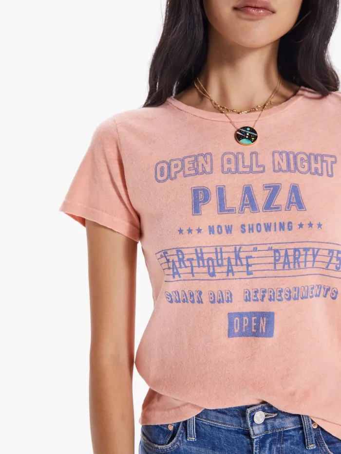 Women Tees Mother Denim The Itty Bitty Sinful Lightpastel Pink
