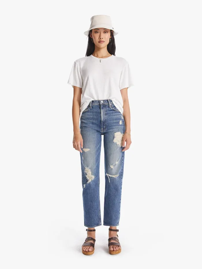 Women Tees Mother Denim The Rowdy White