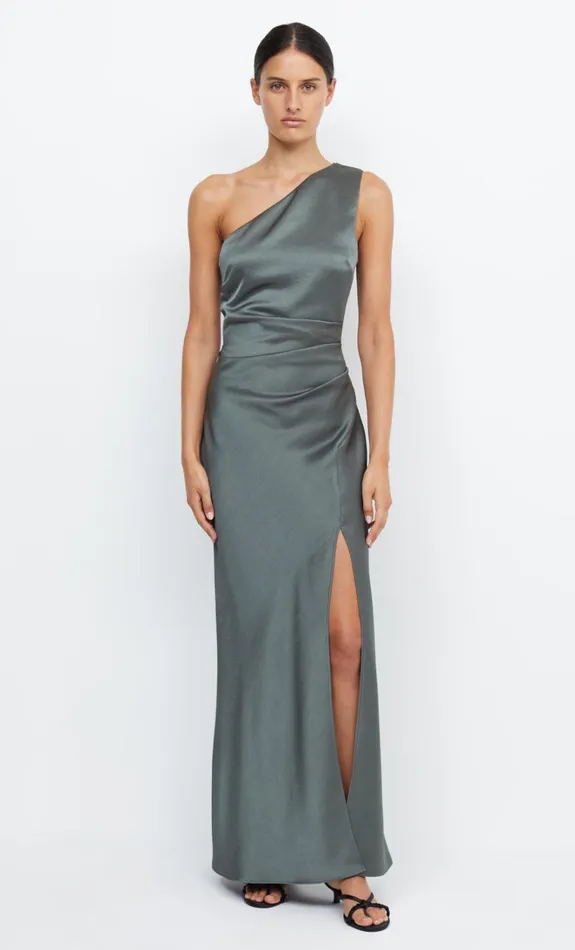 Women THE DREAMER ASYM DRESS 8211 DARK WILLOW Bec Bridge Maxi Dresses
