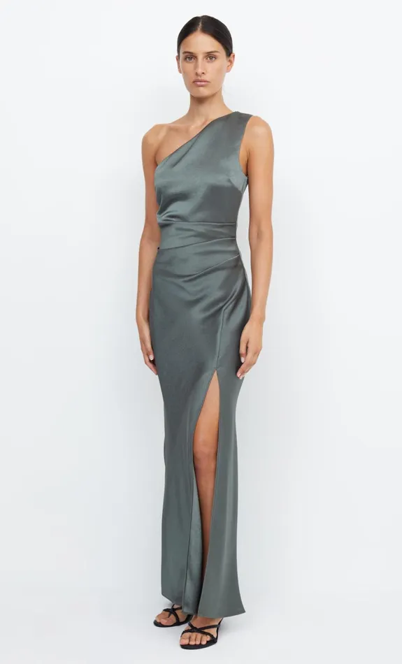 Women THE DREAMER ASYM DRESS 8211 DARK WILLOW Bec Bridge Maxi Dresses