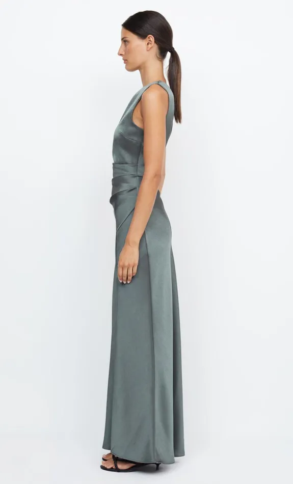 Women THE DREAMER ASYM DRESS 8211 DARK WILLOW Bec Bridge Maxi Dresses