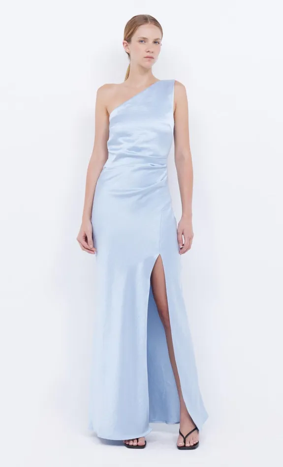 Women THE DREAMER ASYM DRESS 8211 DUSTY BLUE Bec Bridge Prom Dresses
