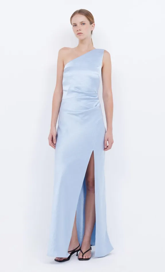 Women THE DREAMER ASYM DRESS 8211 DUSTY BLUE Bec Bridge Prom Dresses