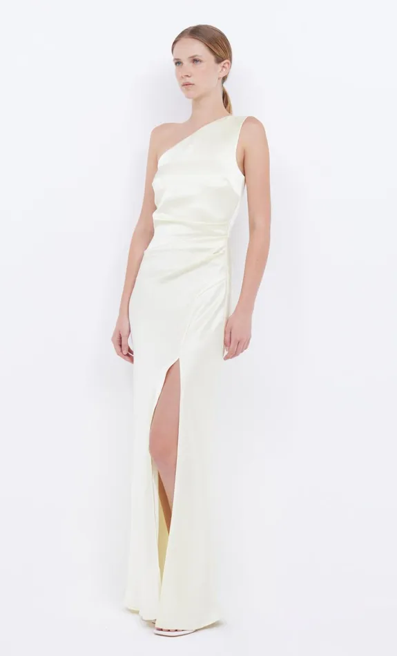 Women THE DREAMER ASYM DRESS 8211 ICE YELLOW Bec Bridge Bridesmaid Dresses