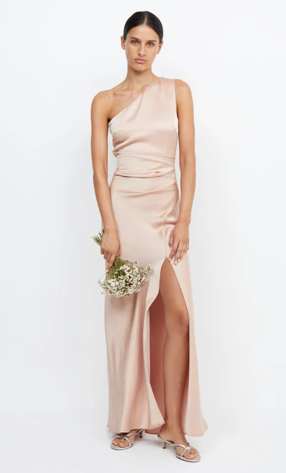 Women THE DREAMER ASYM DRESS 8211 ROSE GOLD Bec Bridge Bridesmaid Dresses