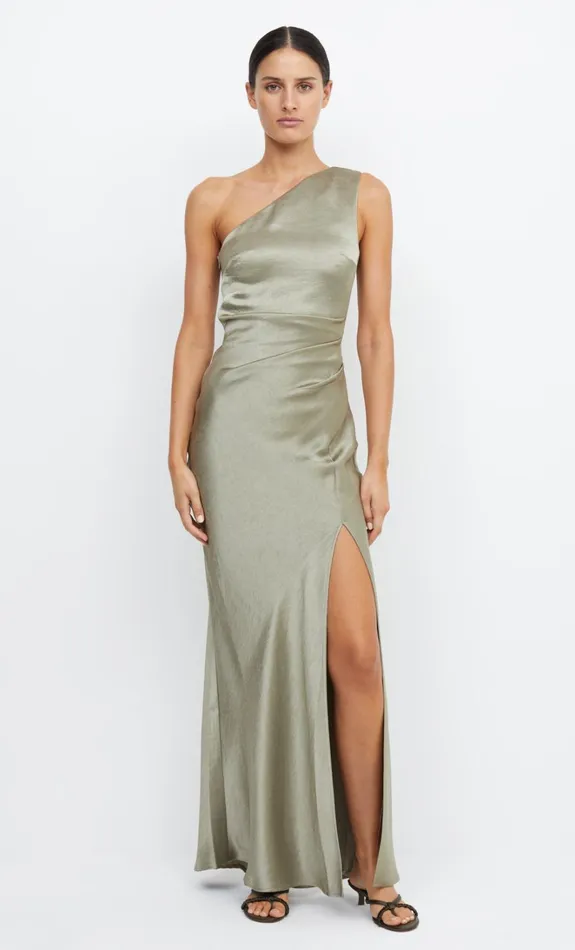 Women THE DREAMER ASYM DRESS 8211 SAGE Bec Bridge Bridesmaid Dresses