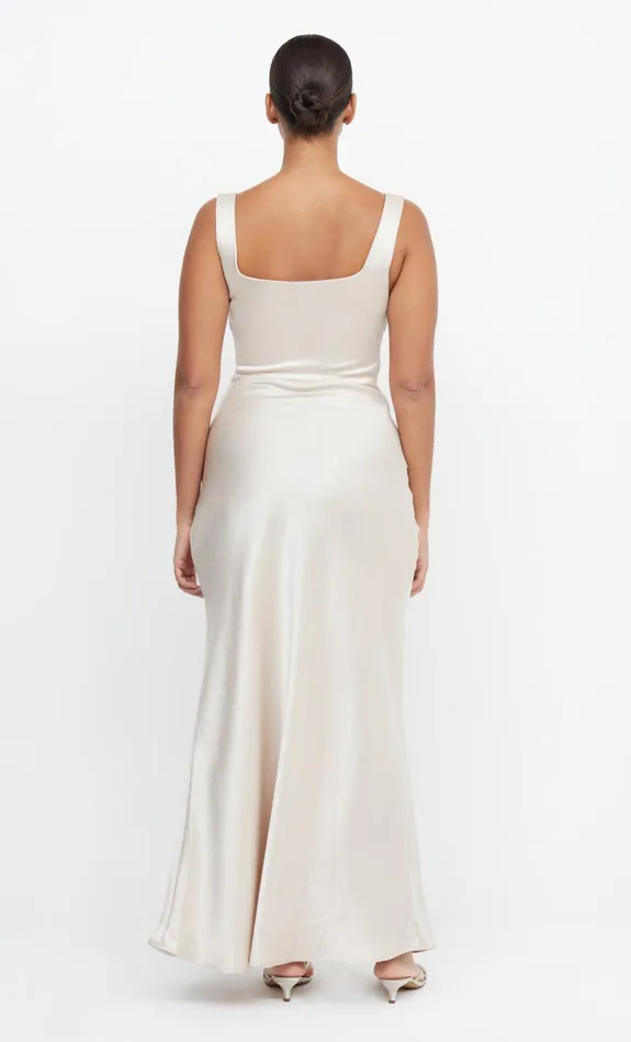 Women THE DREAMER SQUARE NECK DRESS 8211 SAND Bec Bridge Maxi Dresses