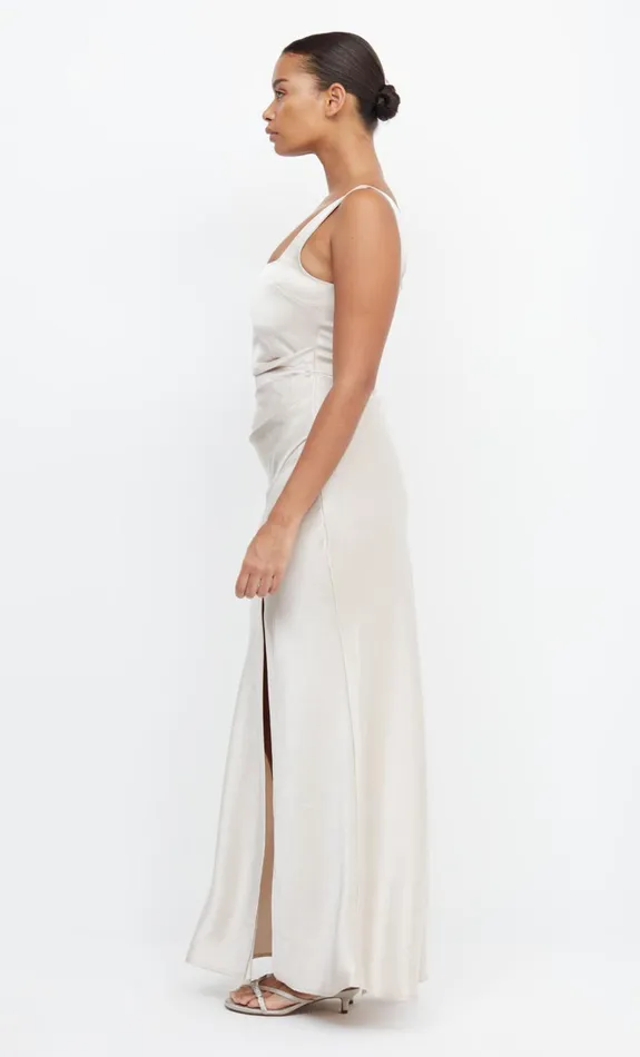 Women THE DREAMER SQUARE NECK DRESS 8211 SAND Bec Bridge Maxi Dresses