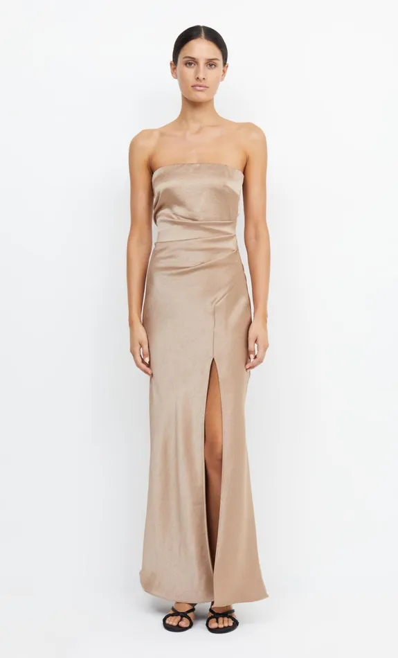 Women THE DREAMER STRAPLESS DRESS 8211 GOLDEN Bec Bridge Maxi Dresses