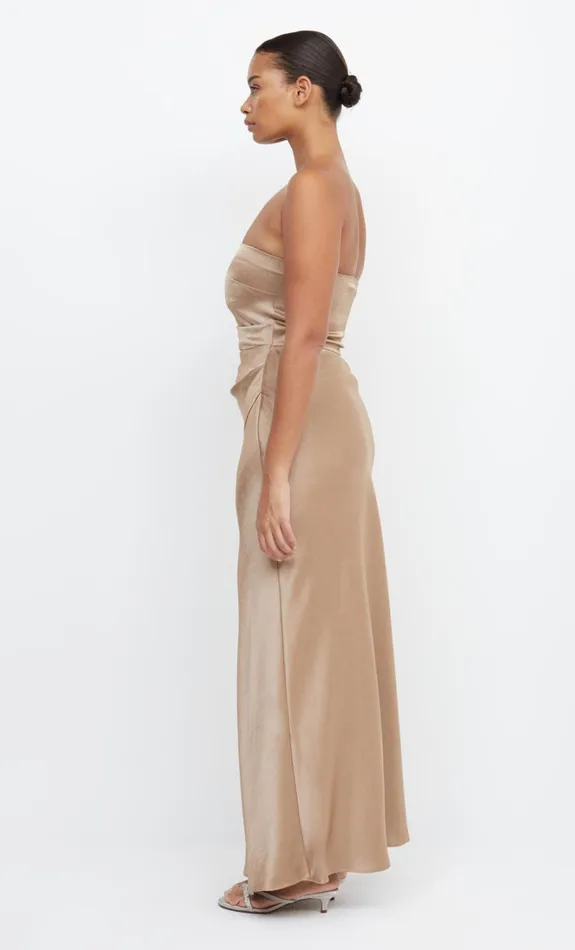 Women THE DREAMER STRAPLESS DRESS 8211 GOLDEN Bec Bridge Maxi Dresses
