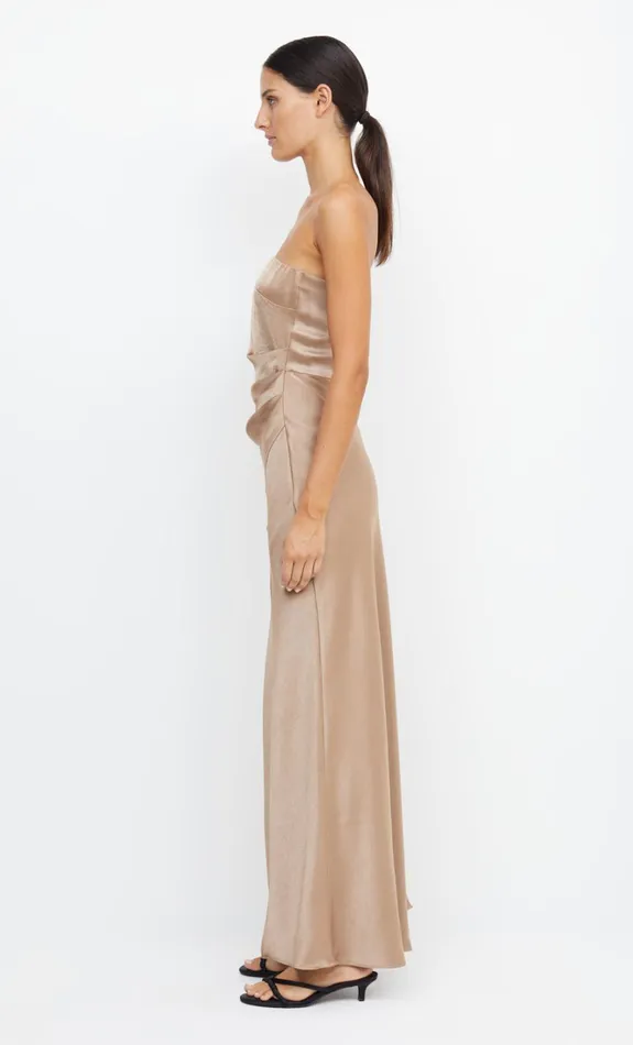 Women THE DREAMER STRAPLESS DRESS 8211 GOLDEN Bec Bridge Maxi Dresses