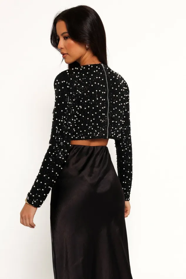 Women Tops Petal and Pup Sadie Top Black