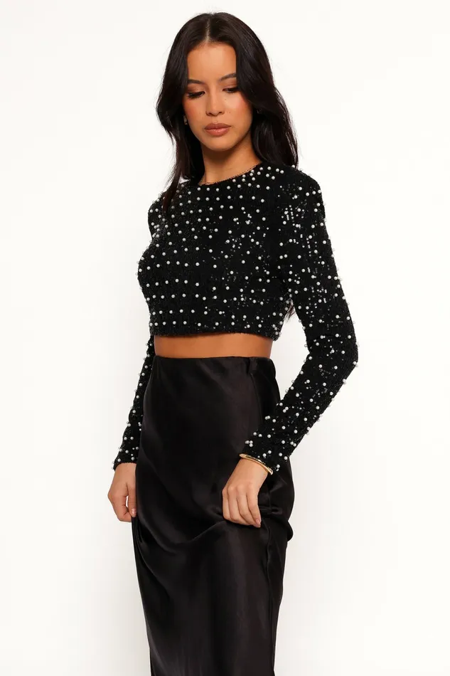 Women Tops Petal and Pup Sadie Top Black