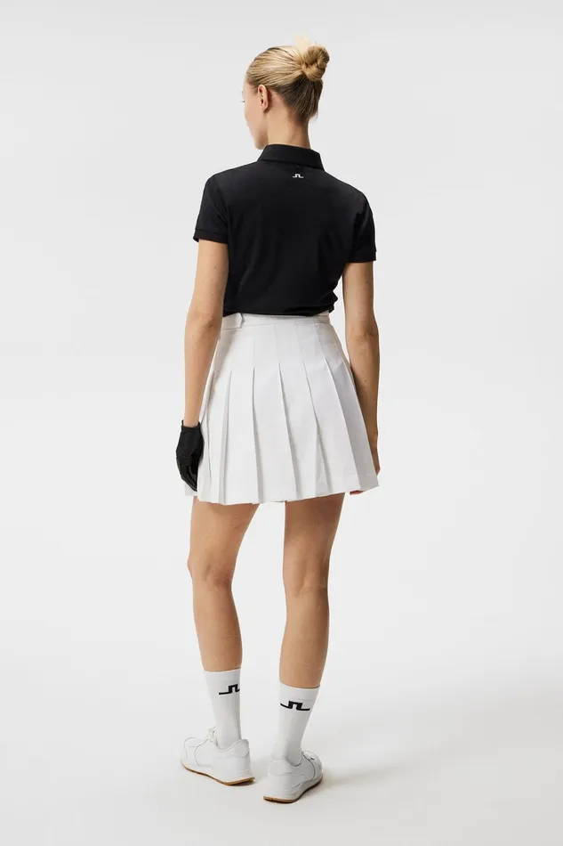 Women Tour Tech Golf Polo Black JLindeberg Polo Shirts Women Tour Tech Golf Polo Black JLindeberg Polo Shirts