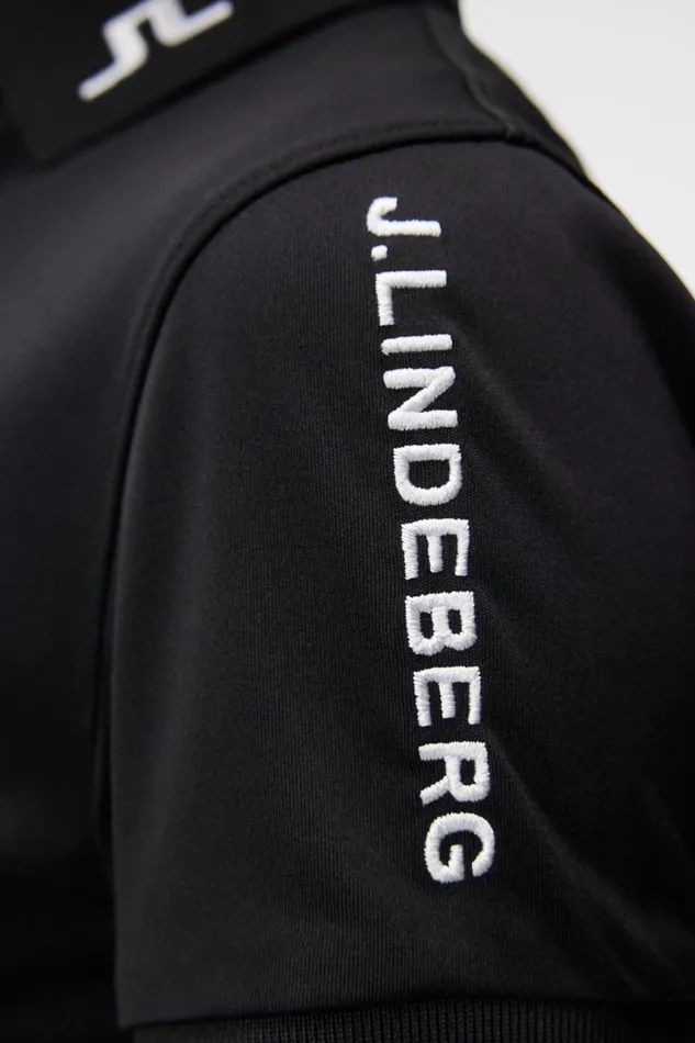 Women Tour Tech Golf Polo Black JLindeberg Polo Shirts Women Tour Tech Golf Polo Black JLindeberg Polo Shirts