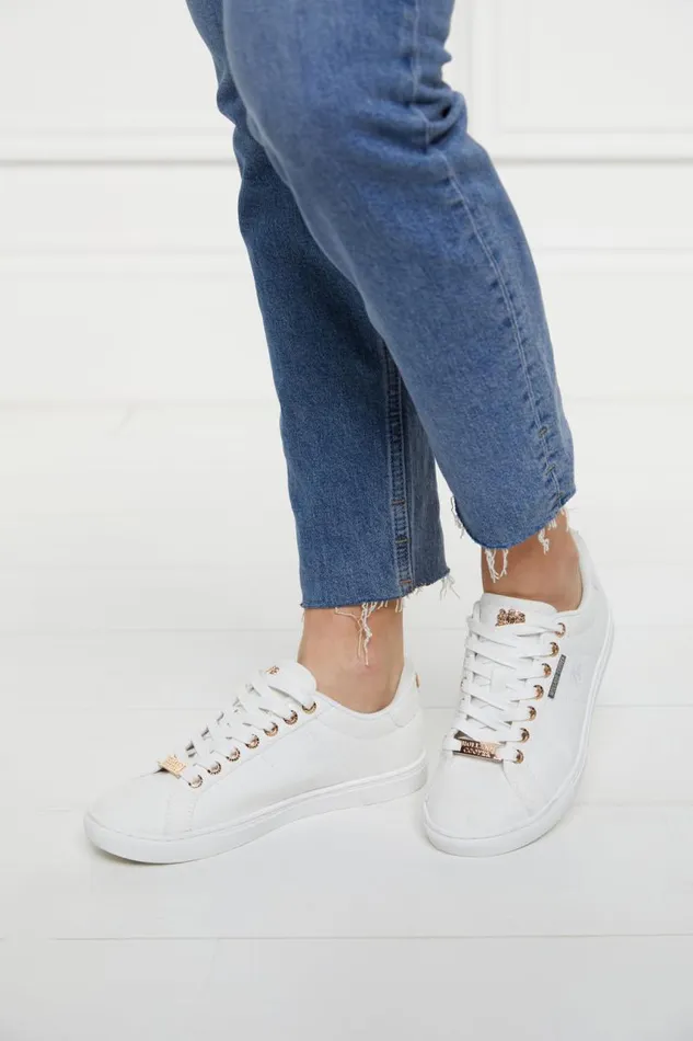 Women Trainers Holland Cooper Chelsea Court Trainer White Women Trainers Holland Cooper Chelsea Court Trainer White