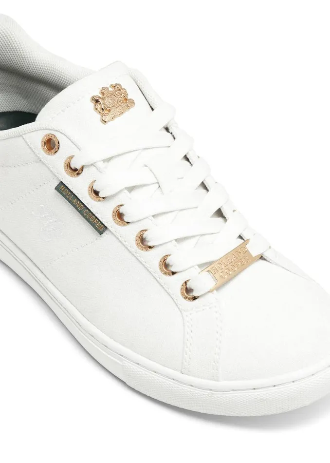 Women Trainers Holland Cooper Chelsea Court Trainer White Women Trainers Holland Cooper Chelsea Court Trainer White