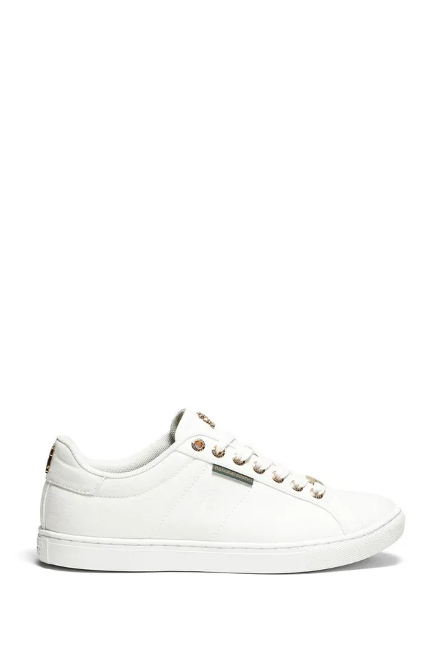Women Trainers Holland Cooper Chelsea Court Trainer White Women Trainers Holland Cooper Chelsea Court Trainer White