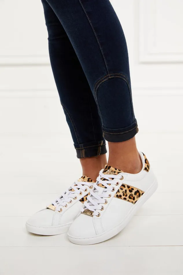Women Trainers Holland Cooper Knightsbridge Court Trainer Leopard Women Trainers Holland Cooper Knightsbridge Court Trainer Leopard