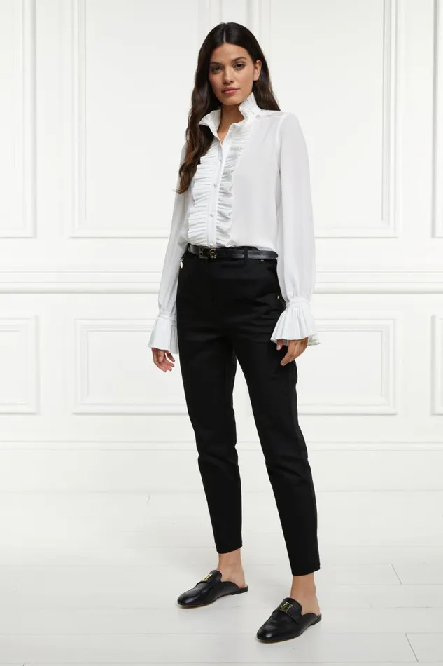 Women Trousers Holland Cooper Bexley Cigarette Trouser Black Women Trousers Holland Cooper Bexley Cigarette Trouser Black