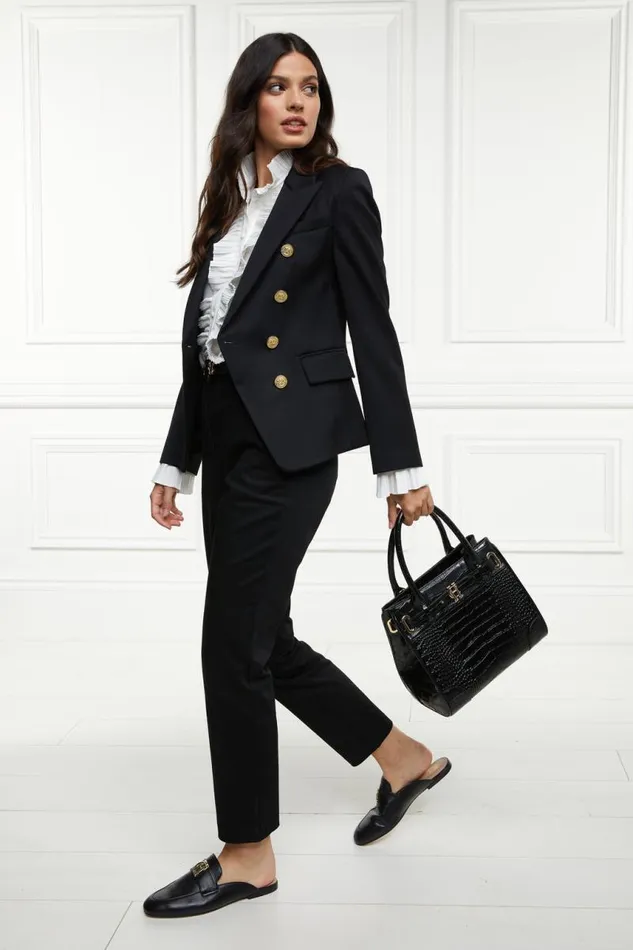 Women Trousers Holland Cooper Bexley Cigarette Trouser Black Women Trousers Holland Cooper Bexley Cigarette Trouser Black
