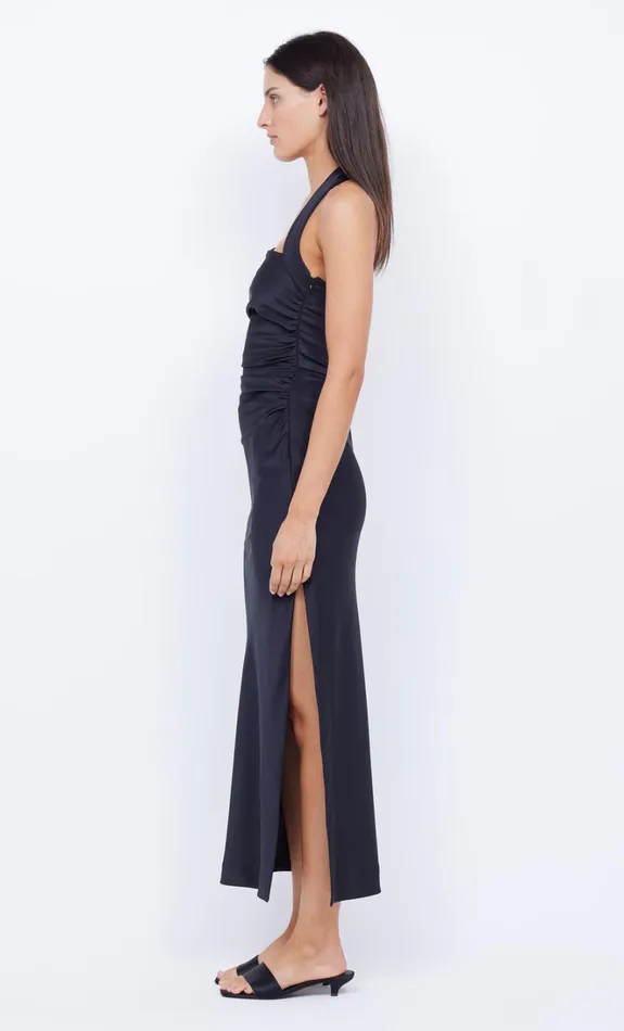 Women ULA ASYM MAXI DRESS 8211 BLACK Bec Bridge Wedding Guest