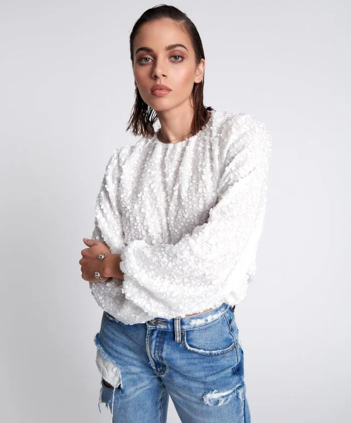Women UP ALL NIGHT BUBBLE TOP One Teaspoon Tops Women UP ALL NIGHT BUBBLE TOP One Teaspoon Tops