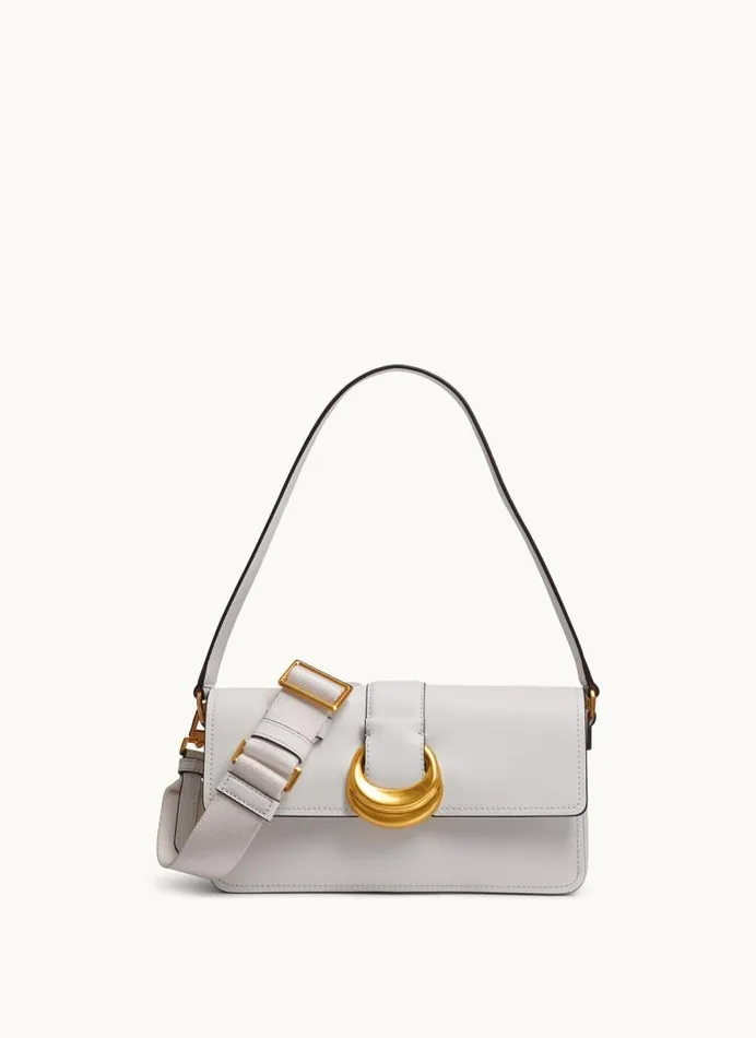 Women VALLEY STREAM SHOULDER BAG Brilliant White Donna Karan New York Shoulder And Hobo Bags Women VALLEY STREAM SHOULDER BAG Brilliant White Donna Karan New York Shoulder And Hobo Bags