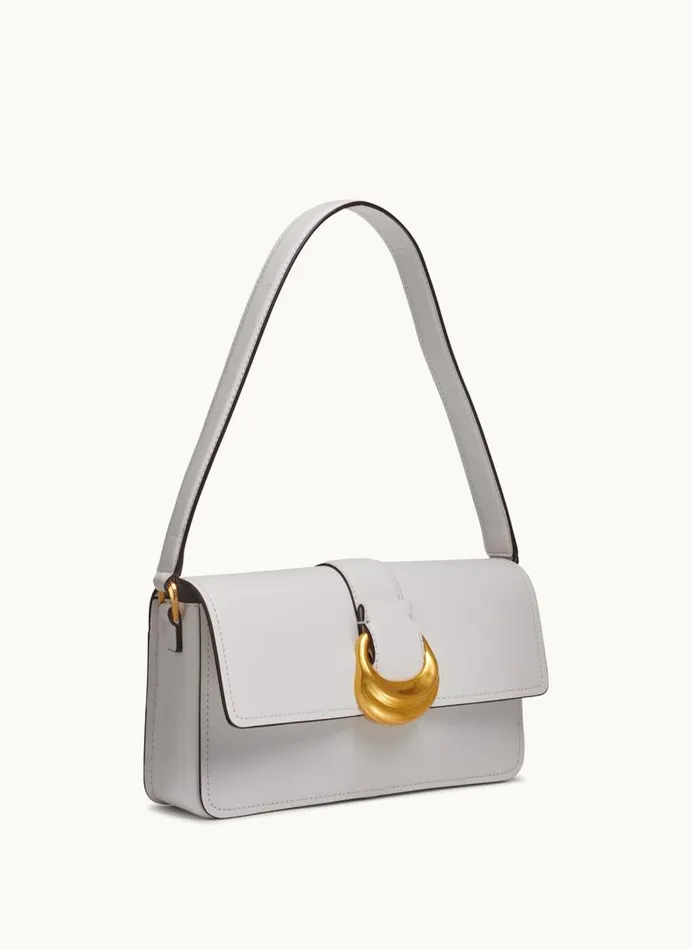 Women VALLEY STREAM SHOULDER BAG Brilliant White Donna Karan New York Shoulder And Hobo Bags Women VALLEY STREAM SHOULDER BAG Brilliant White Donna Karan New York Shoulder And Hobo Bags